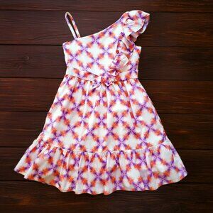 Janie and Jack Tie Dye Cold Shoulder Sundress Size 10